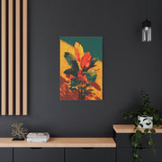 Tropical Sunlit Botanical Contrast Wall Art & Canvas Print