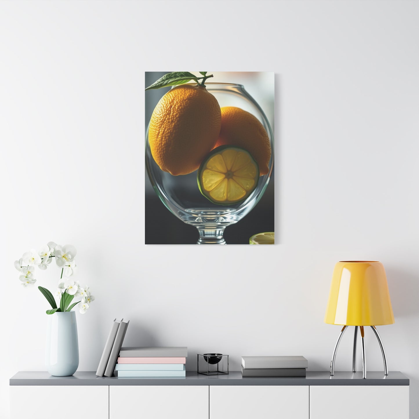 Vision Lemon & Lime Art Art Wall Art & Canvas Print