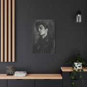Rebel Leather Jacket Portrait Wall Art & Canvas Print