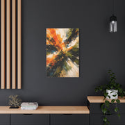 Radiant Orange Explosion Abstract Wall Art & Canvas Print