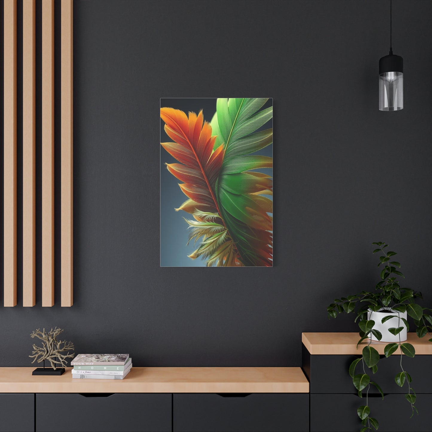 Supreme Feather Art Beautiful Collection Wall Art & Canvas Print
