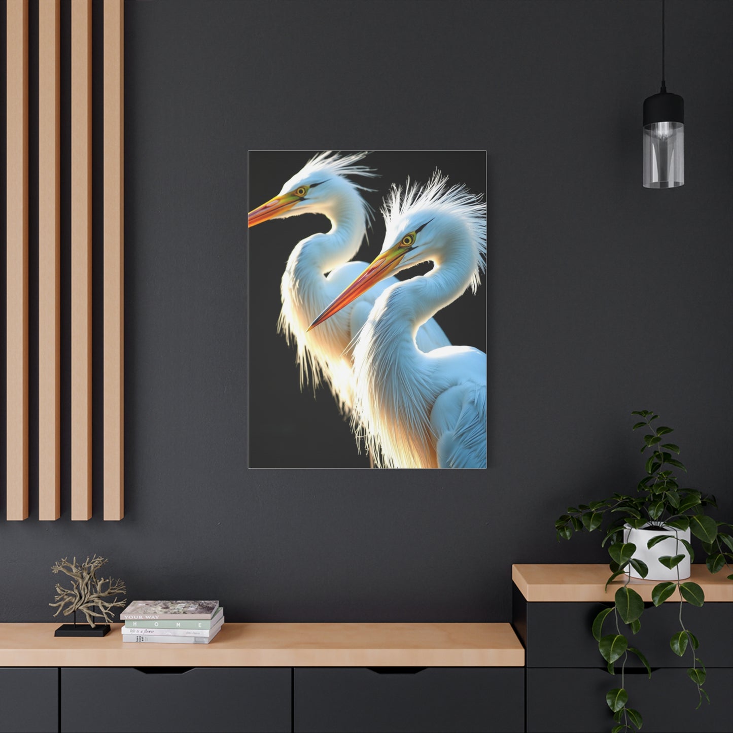 Herons and Egrets Art Supreme Canvas Wall Art & Canvas Print