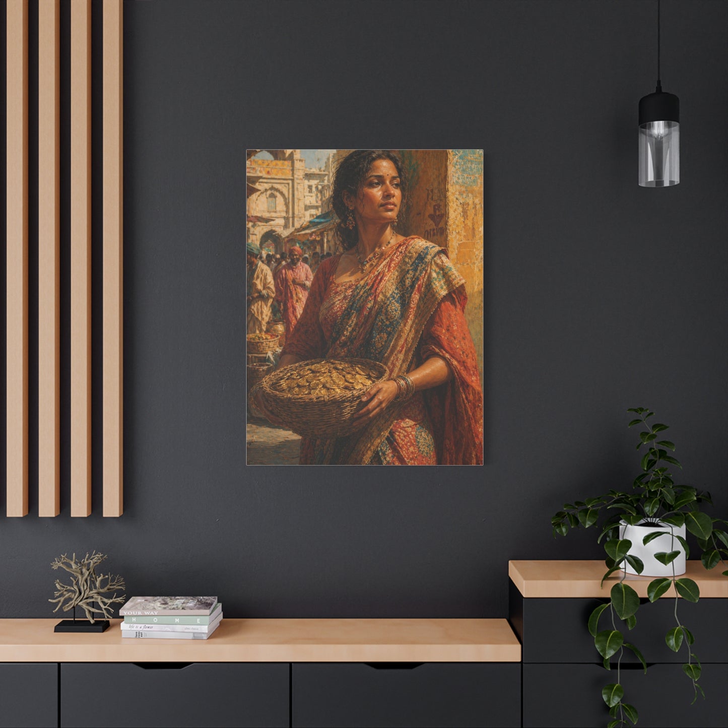 Market Day Cultural Portrait Wall Art & Canvas Print