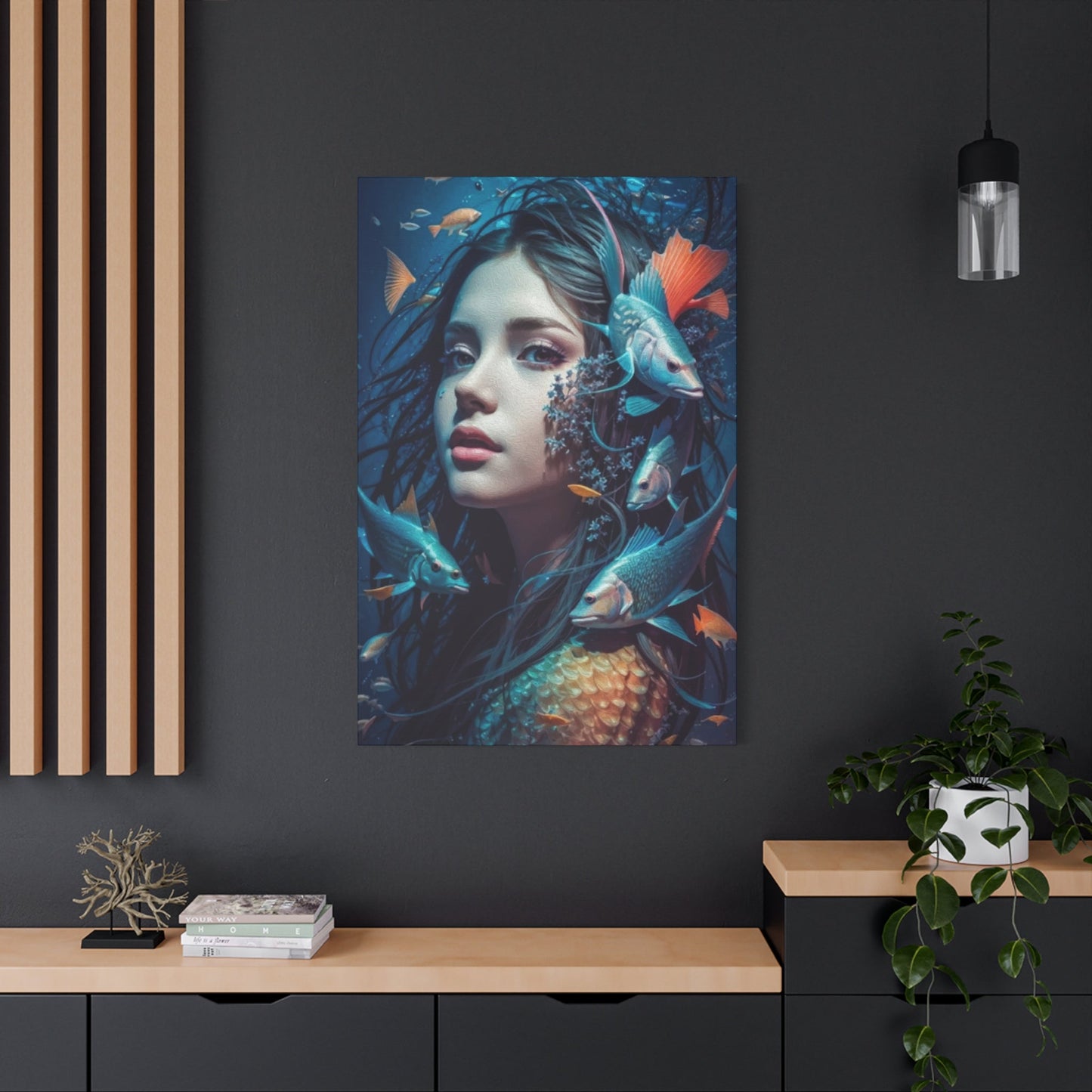 Aqua Woman Wall Art & Canvas Prints