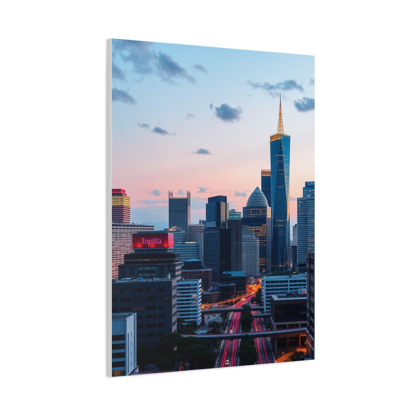 Collection Houston Skylines Art Art Wall Art & Canvas Print