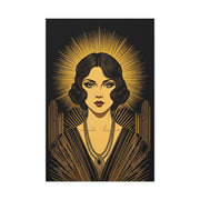 Radiant Deco Icon Woman Wall Art & Canvas Prints