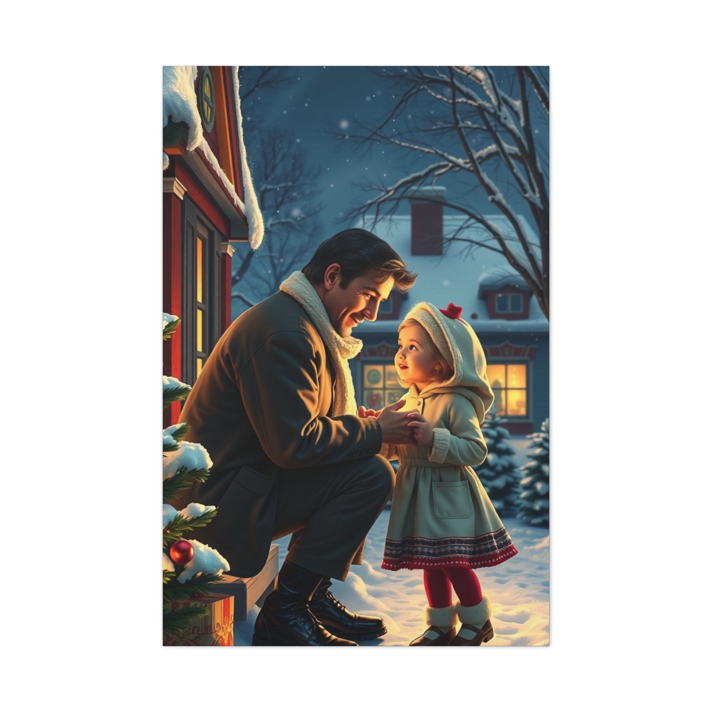 Holiday Splendor Canvas by Rockwell
