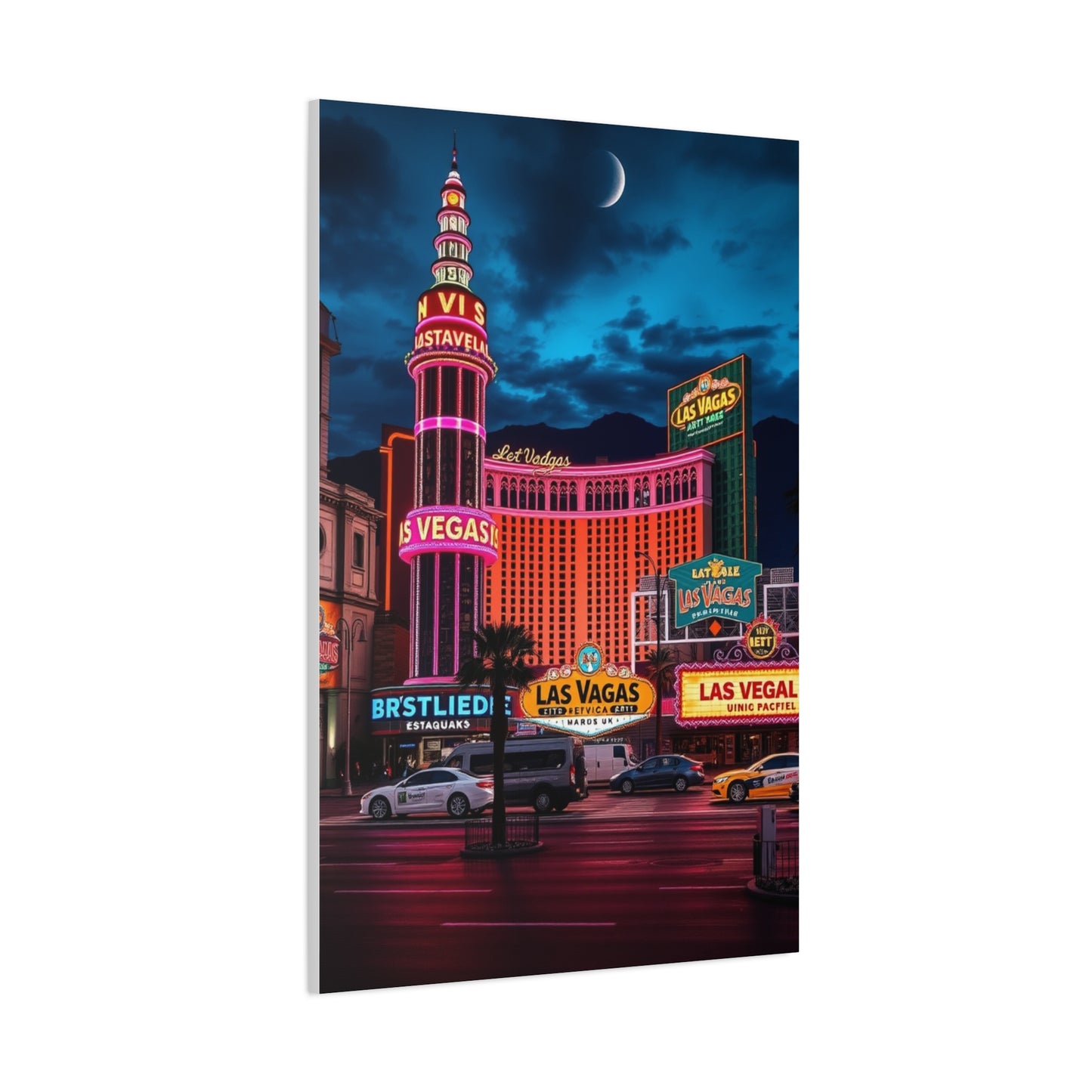 Las Vagas Art Canvas Art 2 Wall Art & Canvas Print
