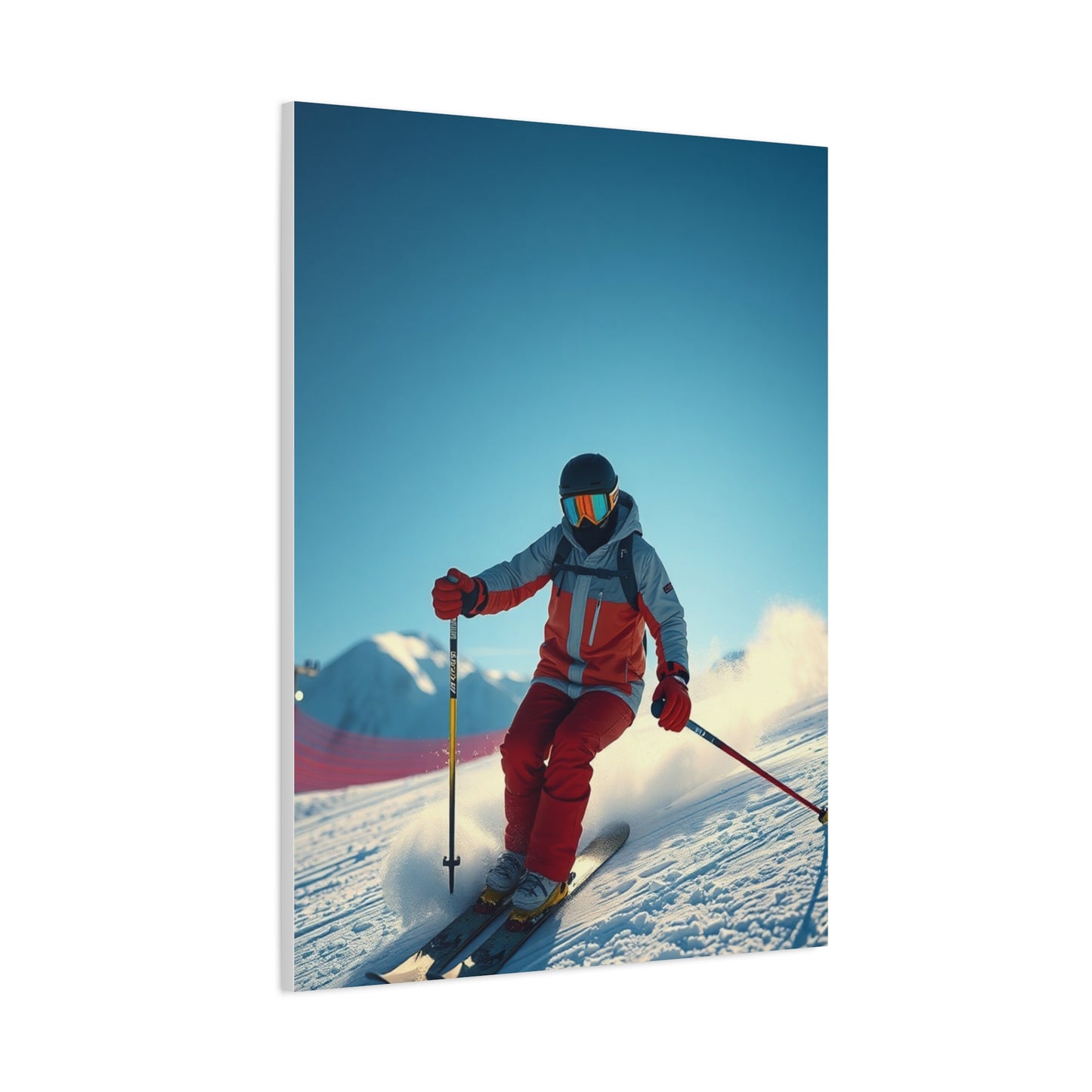 Supreme Skiing Art Beautiful Collection Wall Art & Canvas Print