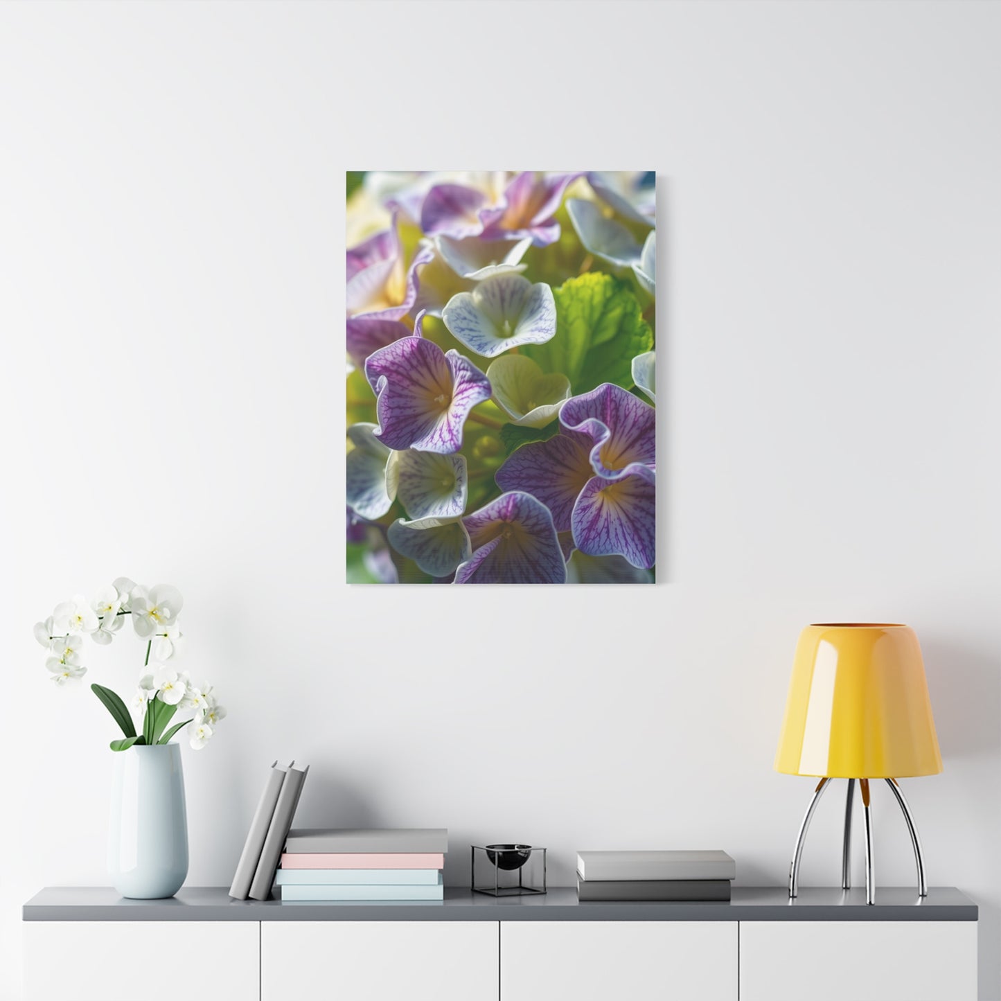 Hydrangea Flower Art Supreme Canvas Wall Art & Canvas Print