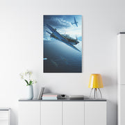 Aerial Combat Dive Action Wall Art & Canvas Prints