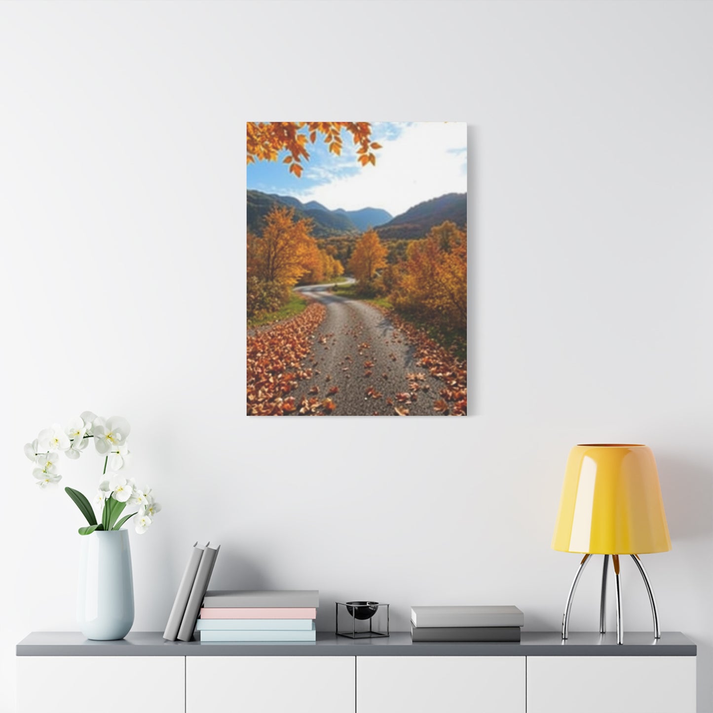 Crimson Canopy Elegance Wall Art & Canvas Print