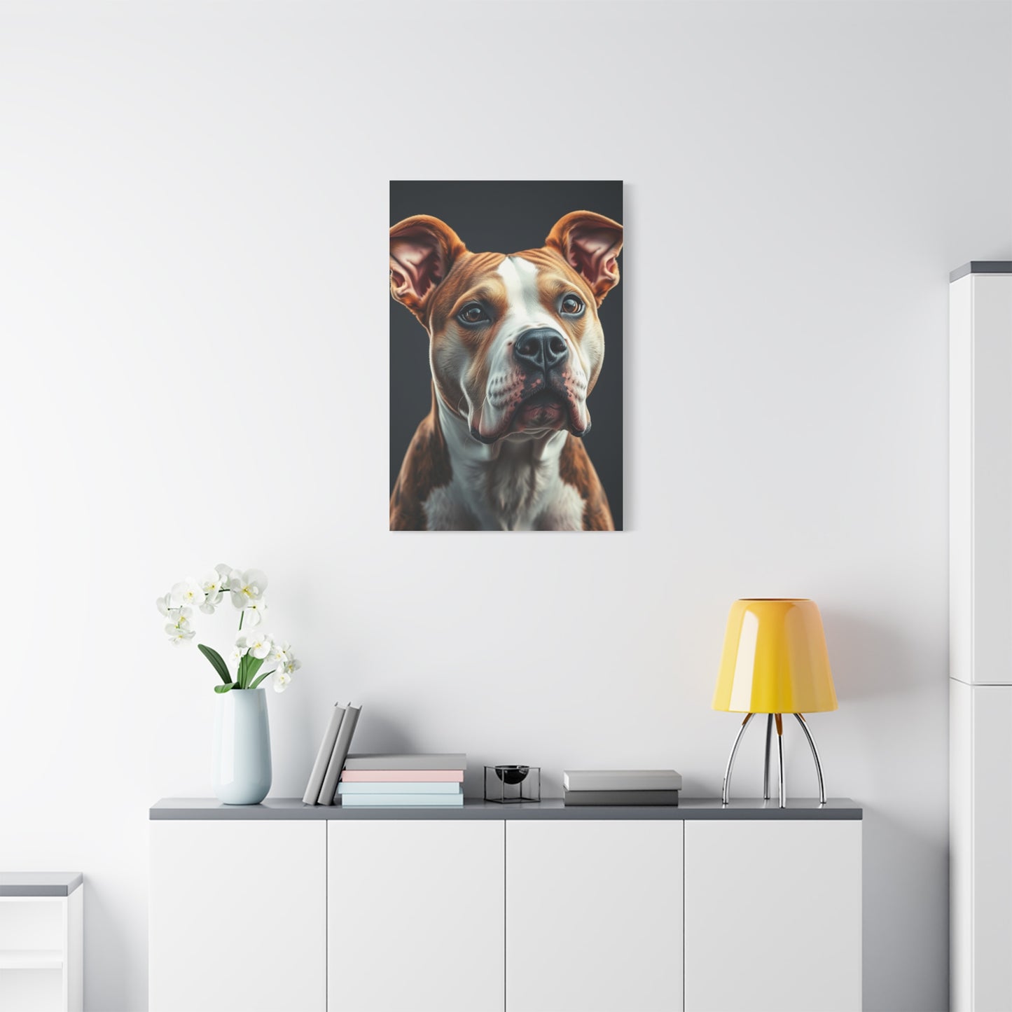 Masterpiece Pit Bull Art Vision Wall Art & Canvas Print