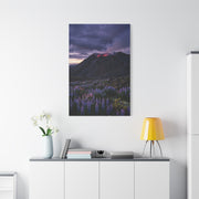 Volcanic Twilight & Wild Lupines Wall Art & Canvas Print