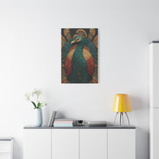 Regal Peacock Ornamental Wall Art & Canvas Print