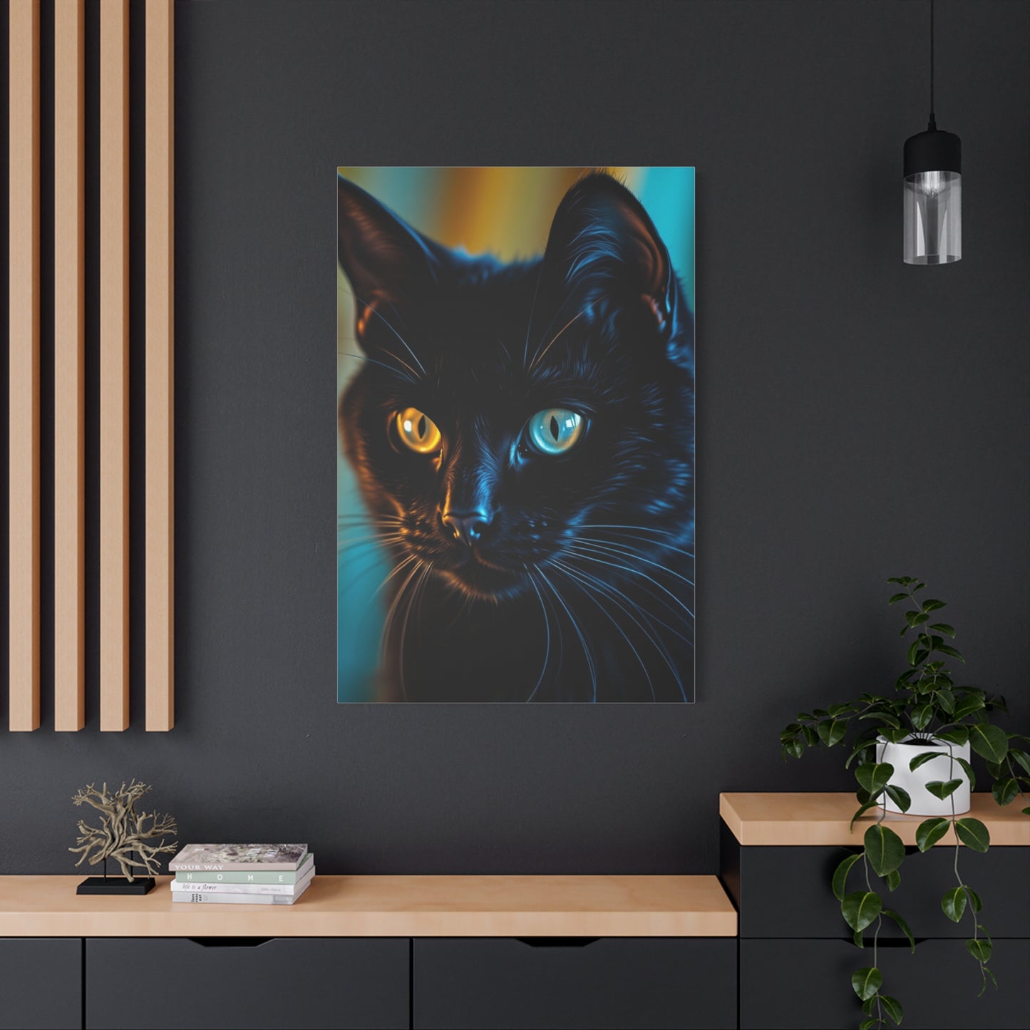 Black Cat Art Supreme Gallery Wall Art & Canvas Print