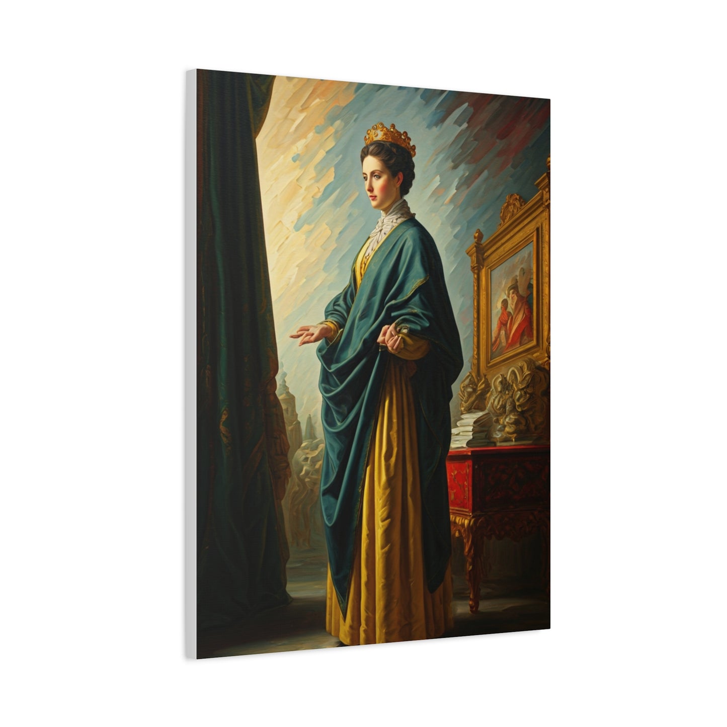 Regal Portrait of a Noblewoman Wall Art & Canvas Prints