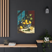 Mediterranean Lemon Bowl Painterly Kitchen Wall Art & Canvas Print