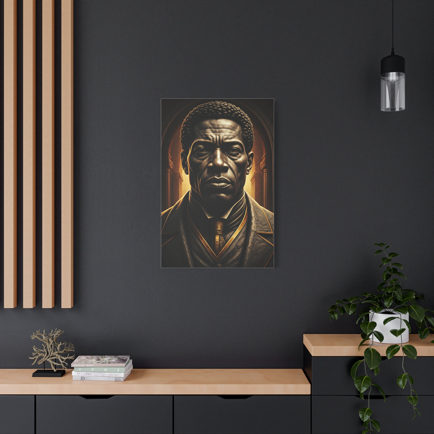 Regal Shadow Portrait Wall Art & Canvas Prints