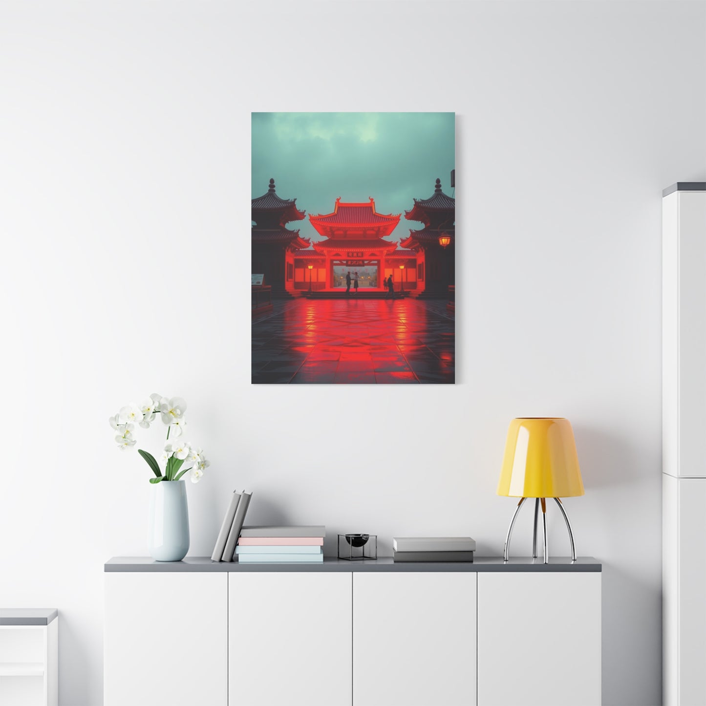 Scarlet Reverie Art Wall Art & Canvas Print