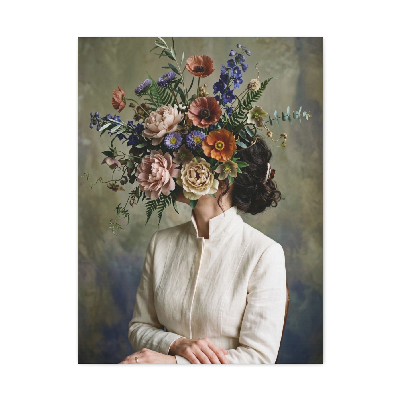 Botanical Identity Portrait Study Wall Art & Canvas Print