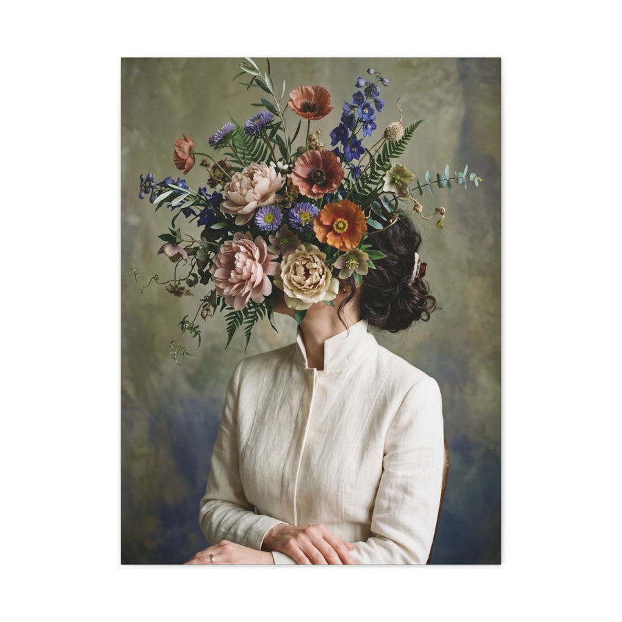 Botanical Identity Portrait Study Wall Art & Canvas Print