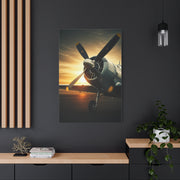 Propeller Power at Golden Hour Wall Art & Canvas Prints