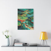 Sculpted Golf Terrain Abstract Wall Art & Canvas Print