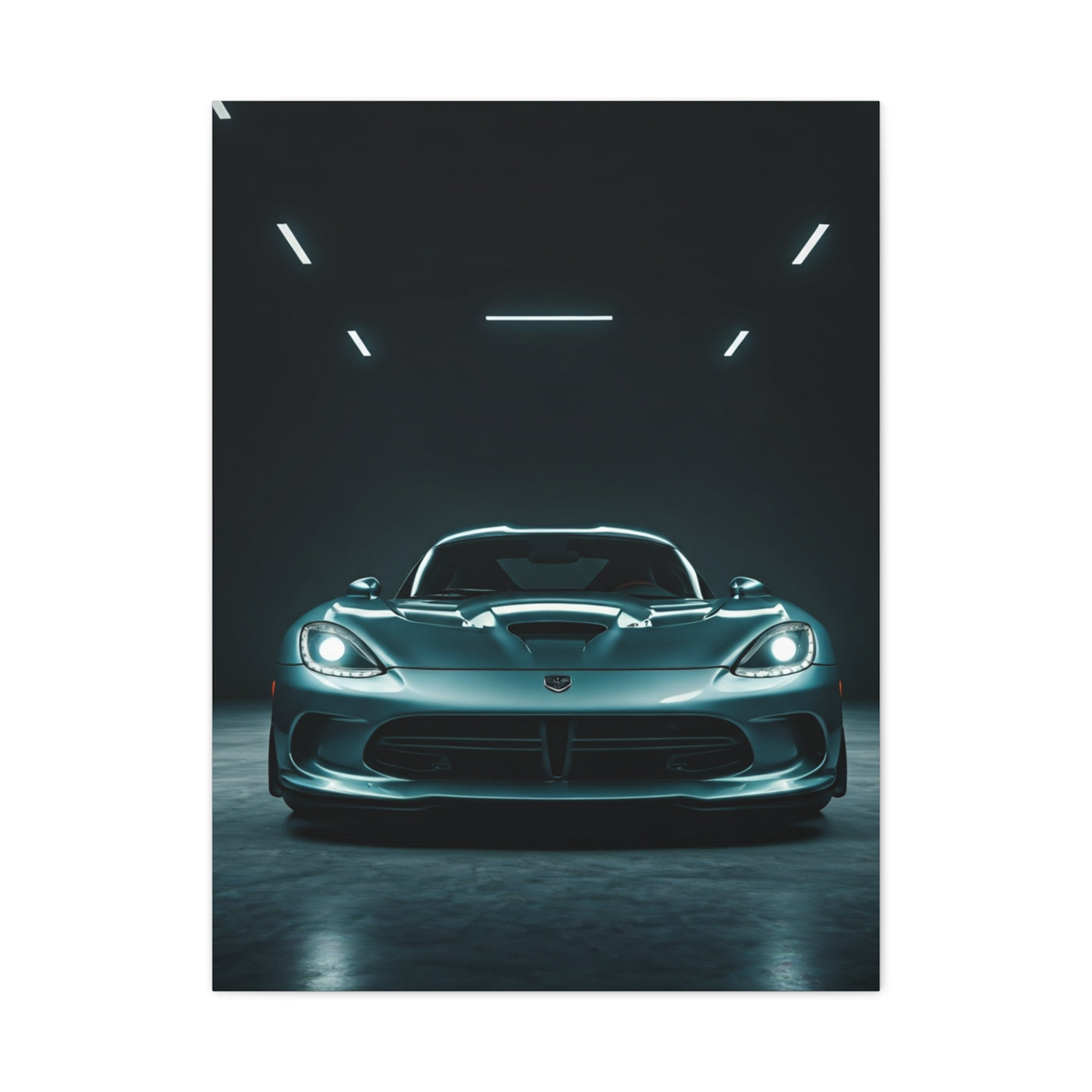 Dodge Viper Showroom Centerpiece Wall Art & Canvas Prints
