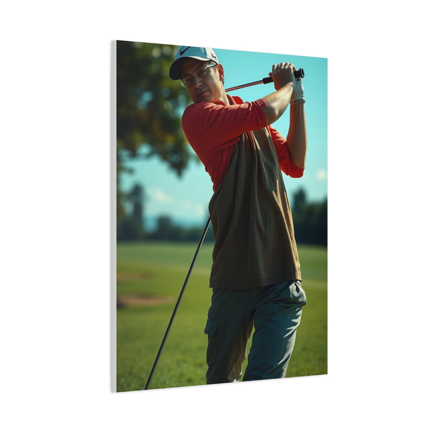 Elysian Green Portraiture Wall Art & Canvas Print
