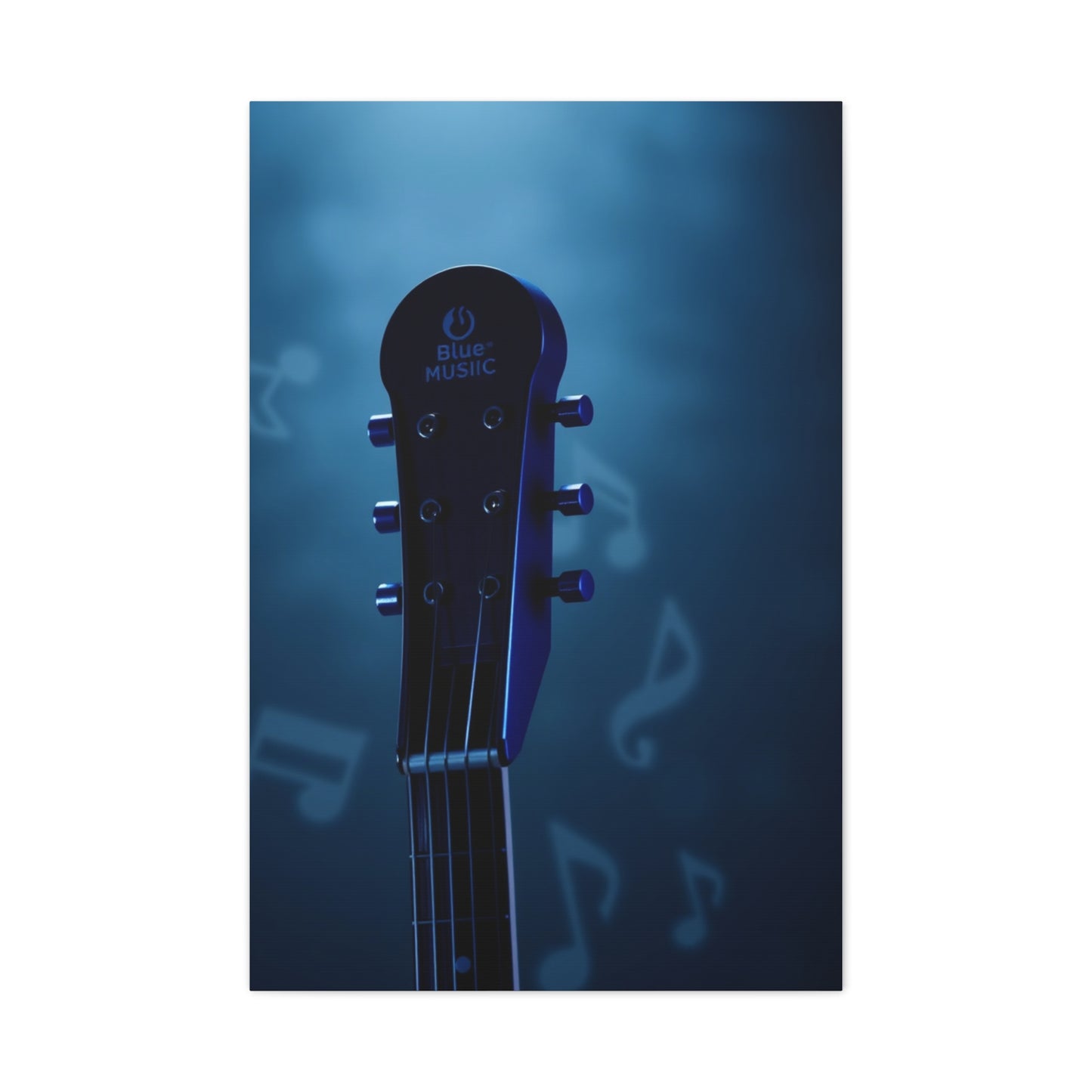 Elite Blue Music Art Vision Wall Art & Canvas Print
