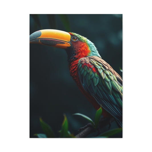 Tropical Birds Art Supreme Canvas Wall Art & Canvas Print
