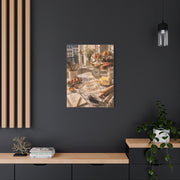 Parisian Marble Pastry Station Wall Art & Canvas Print