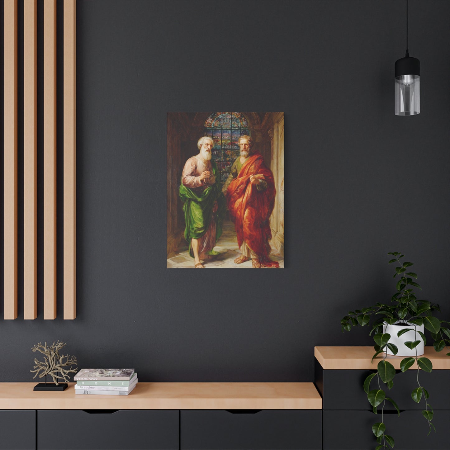 St Peter and St Paul in Cathedral Light Wall Art & Canvas Print