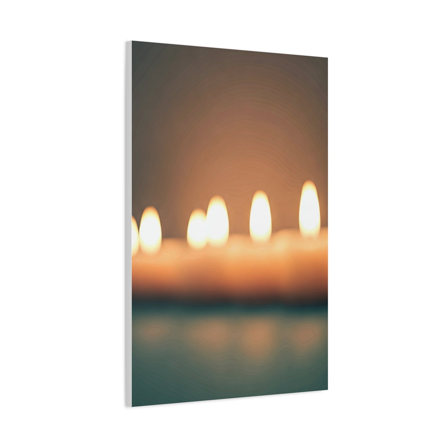 Warm Candlelight Glow Minimal Art Wall Art & Canvas Prints