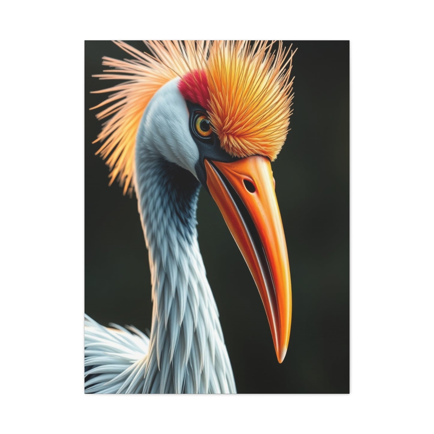 Graceful Aves Portrait Wall Art & Canvas Print