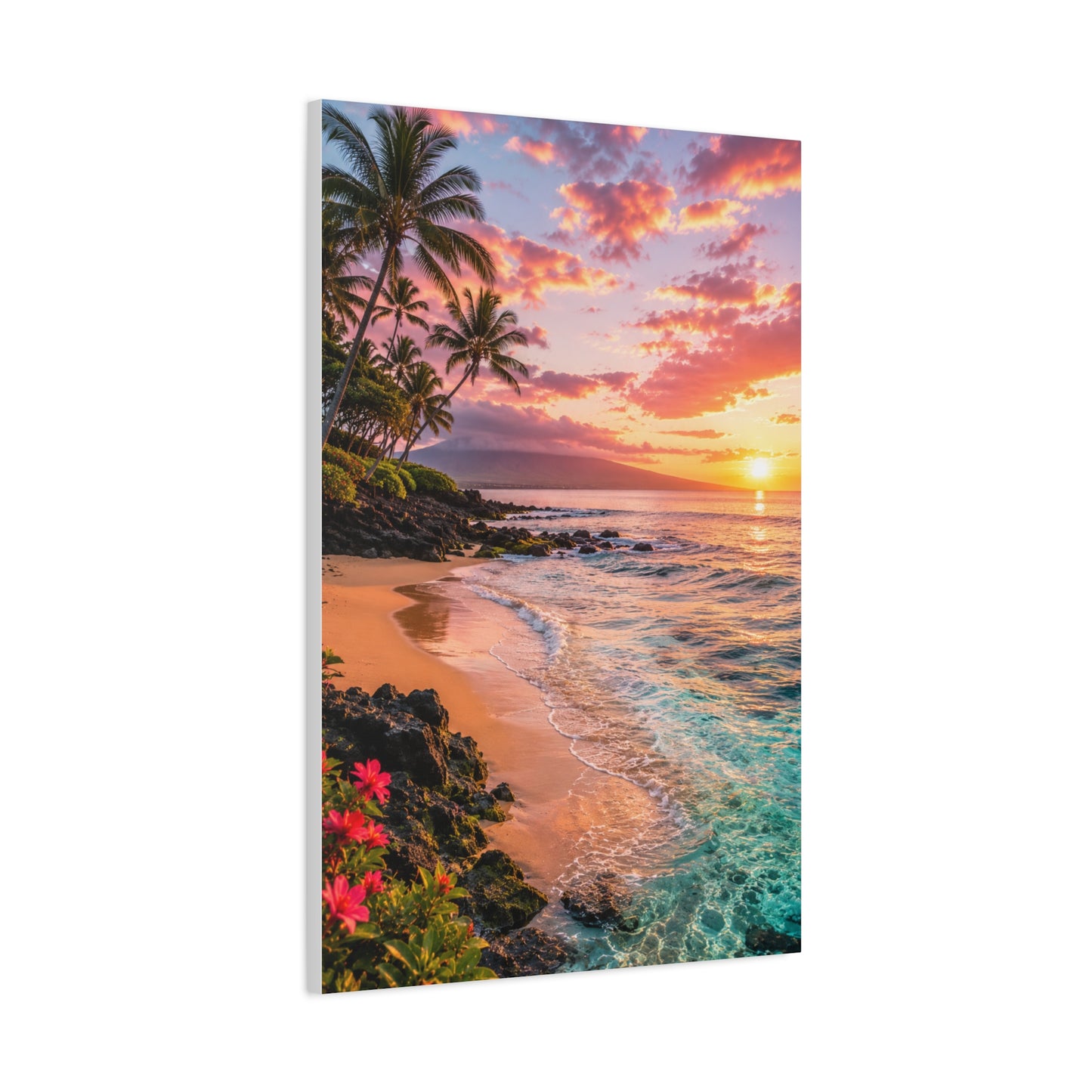 Maui Tropical Sunrise Shoreline Wall Art & Canvas Print