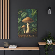 Forest Mushroom Illustration Wall Art & Canvas Prints