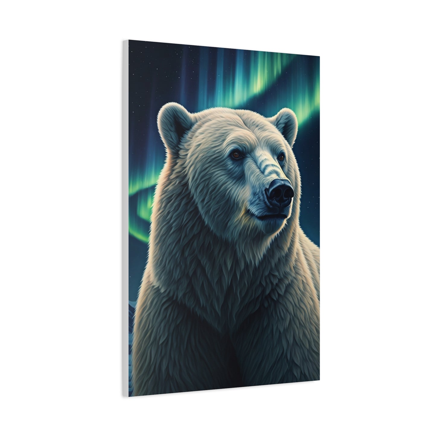 Northern Lights Polar Bear Wall Art & Canvas Prints