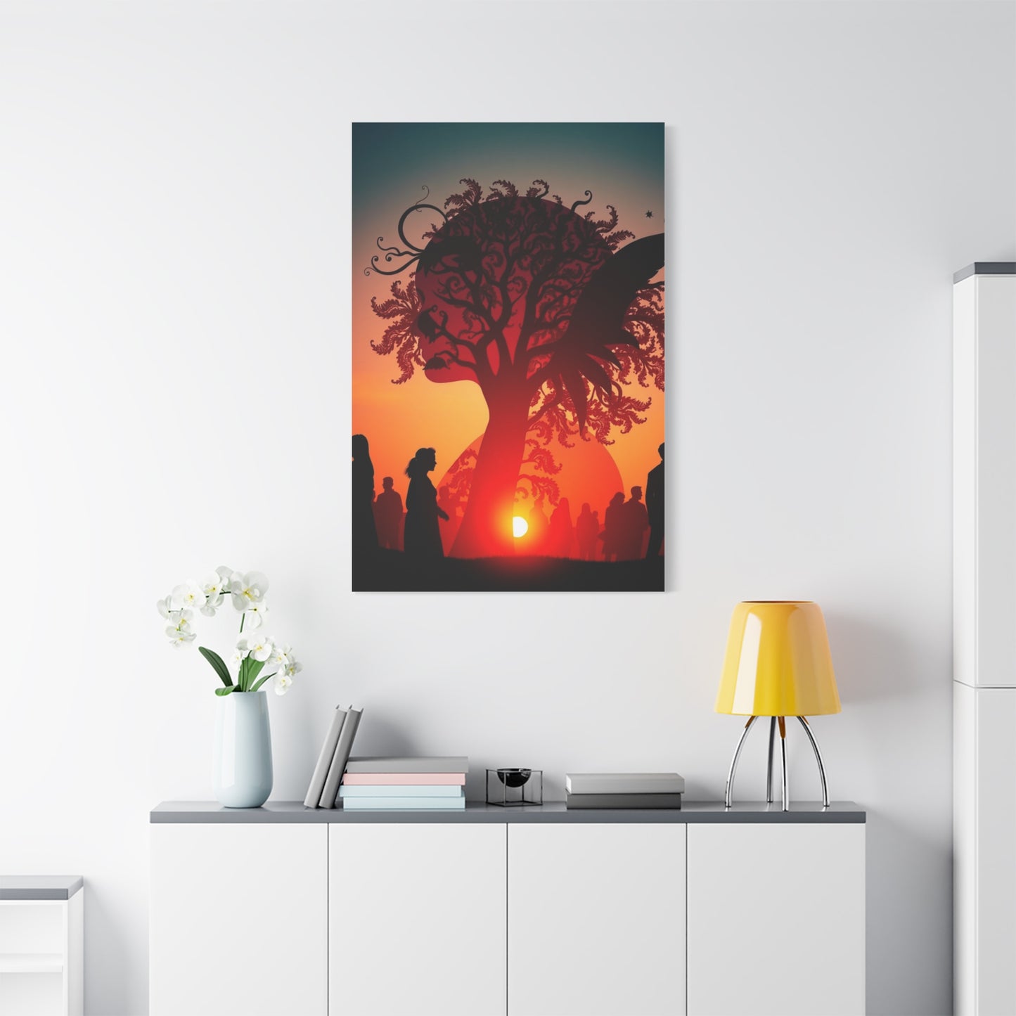 Vision Silhouettes Art Art Wall Art & Canvas Print