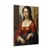 Renaissance Elegance Woman Portrait Wall Art & Canvas Print