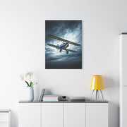 Stormbound Biplane Flight Wall Art & Canvas Prints