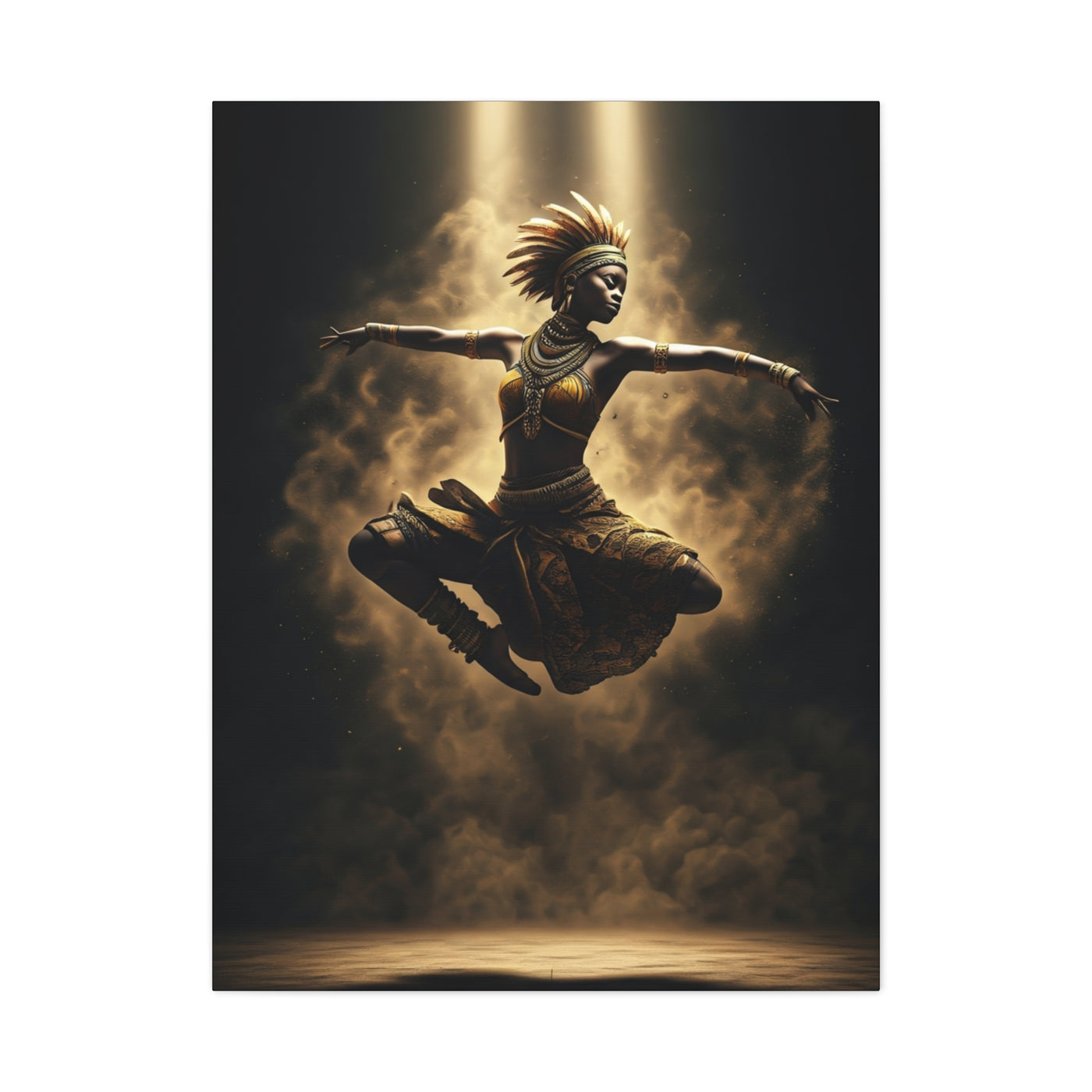 Spirit Dancer in Golden Mist Wall Art & Canvas Prints