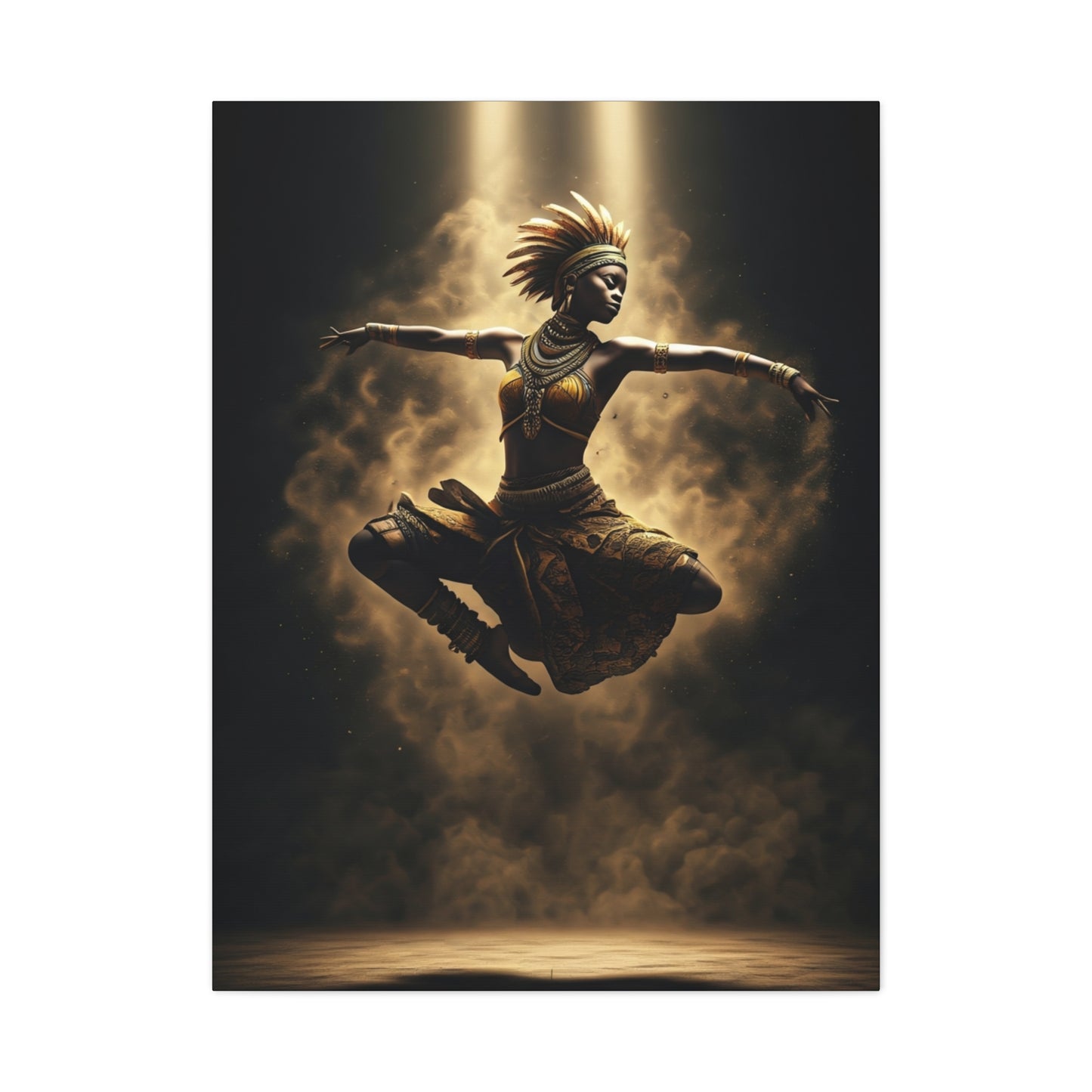 Spirit Dancer in Golden Mist Wall Art & Canvas Prints