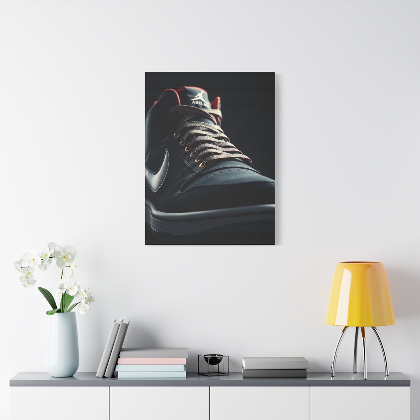 Sophisticated Sneaker Display Wall Art & Canvas Print