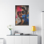 Urban Fashion Graffiti Portrait Street Wall Art & Canvas Print