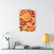 Modern Citrus Still Life Composition Wall Art & Canvas Print