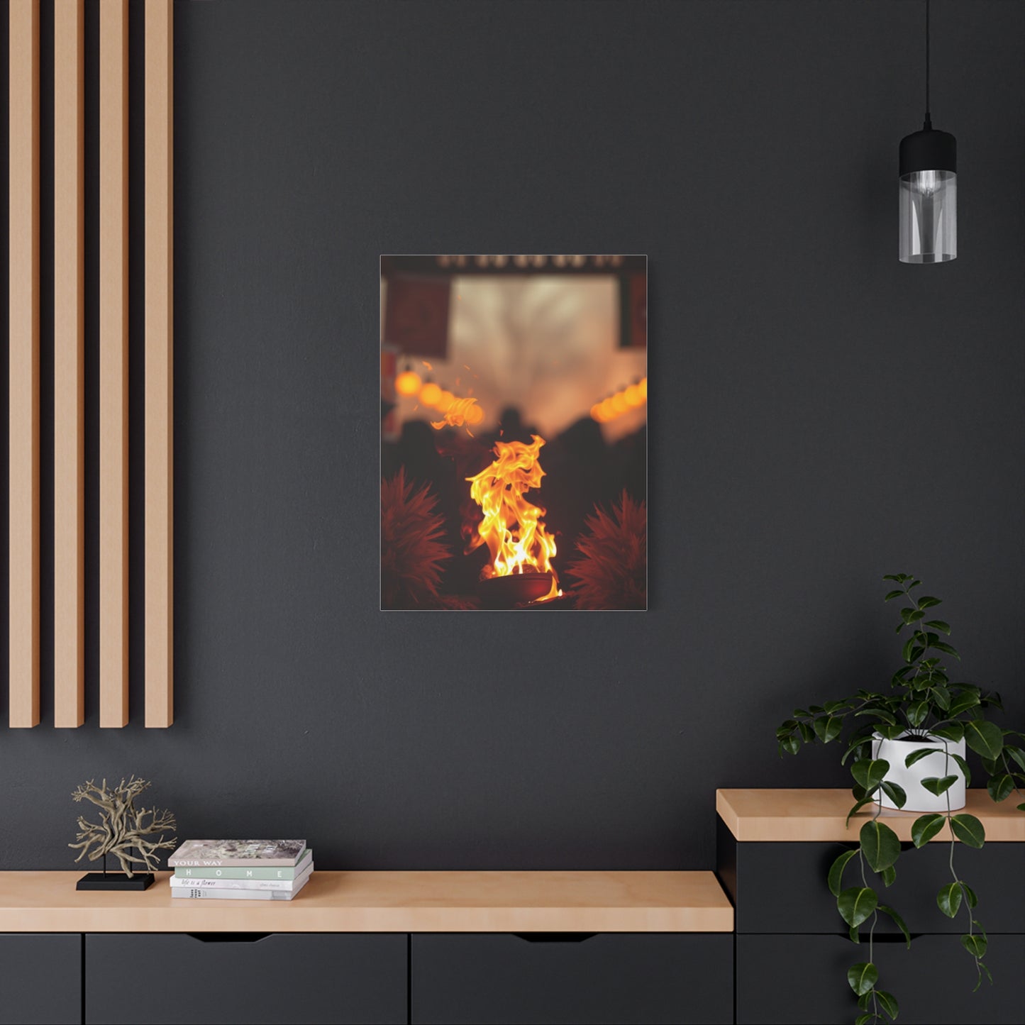 Golden Luster Creation Wall Art & Canvas Print
