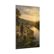 Psalm 23 Shepherd Beside Still Waters Scripture Wall Art & Canvas Print