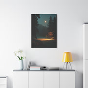Moonlit Golf Green Cinematic Wall Art & Canvas Print